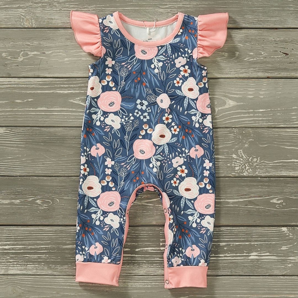 Pete and Lucy Gray Gardens Girls Romper